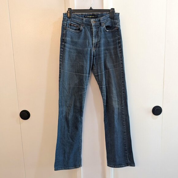 DKNY Jeans Mid Wash Women’s Size 6L with Whiskered Detail - Picture 1 of 3